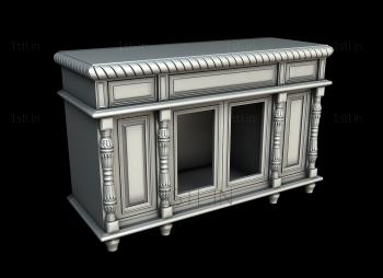 Chests of drawers (KMD_0156) 3D model for CNC machine